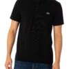 Lacoste Logo Regular Polo Shirt - Black