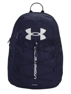 Under Armour Hustle Sport Backpack - Midnight Navy / Metallic Silver
