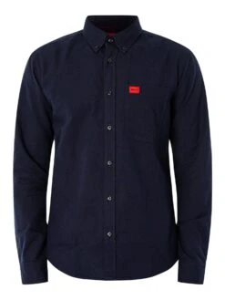 HUGO Evito Casual Slim Shirt - Dark Blue 11 HUGO Evito Casual Slim Shirt - Dark Blue -Standout Fashion Shop 45620f