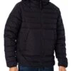 MA.STRUM Hooded Down Jacket - Jet Black