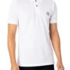 MA.STRUM Pique Polo Shirt - Optic White