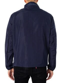 Armani Exchange Woven Blouson Jacket - Navy Blazer -Standout Fashion Shop 45698c