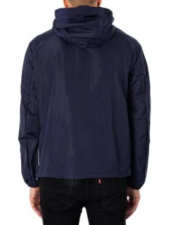 Armani Exchange Woven Blouson Jacket - Navy Blazer -Standout Fashion Shop 45698g