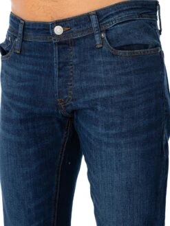 Jack & Jones Glenn 819 Slim Jeans - Blue Denim -Standout Fashion Shop 45742e