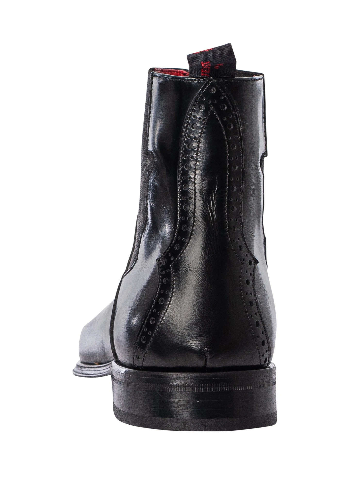 Jeffery West Skull Polished Leather Chelsea Boots - Black 5 Jeffery West Skull Polished Leather Chelsea Boots - Black - Image 5