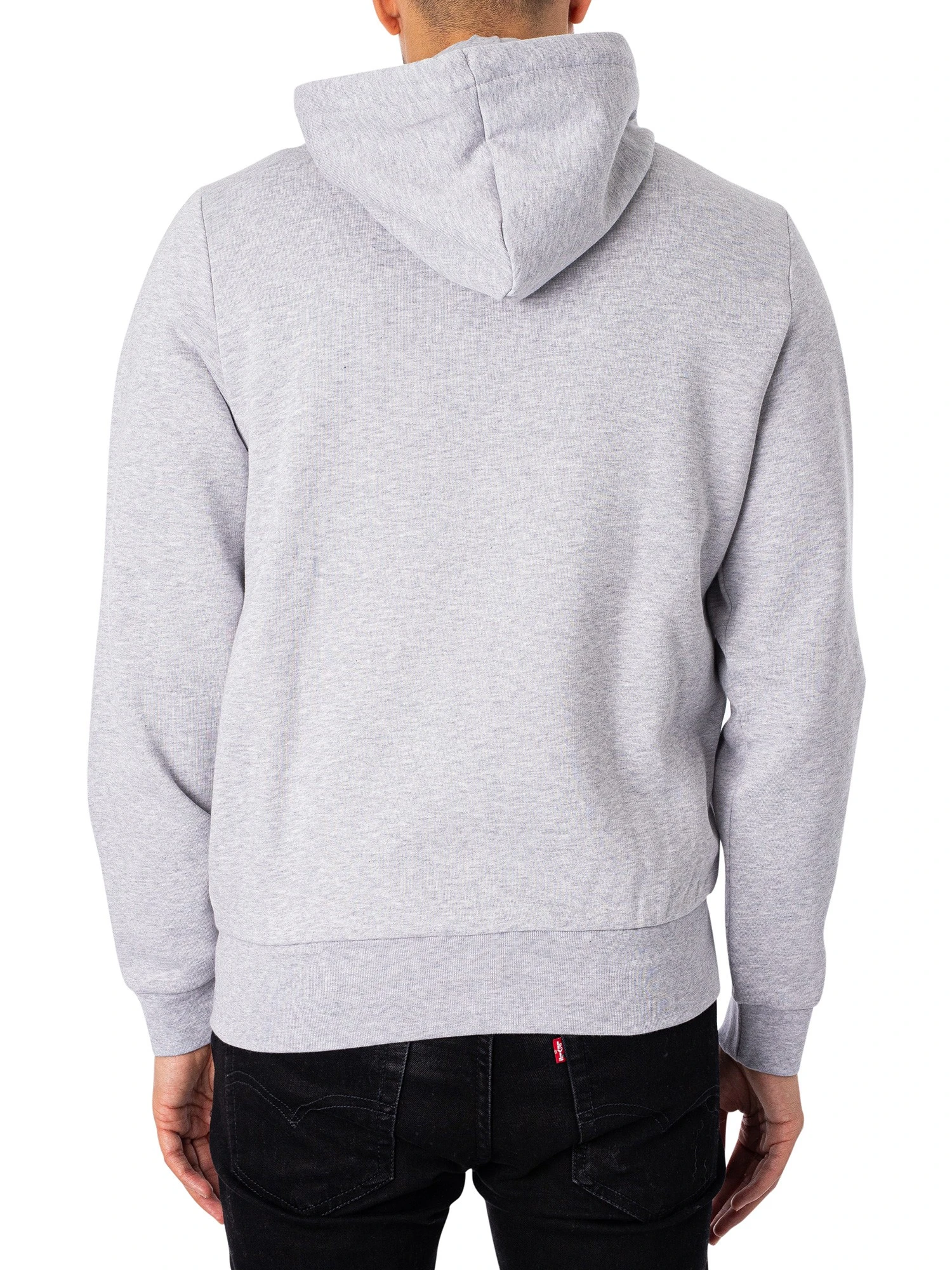 Lacoste Zip Logo Hoodie - Light Grey 3 Lacoste Zip Logo Hoodie - Light Grey - Image 3