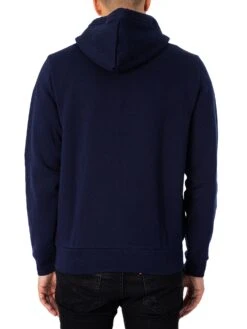Lacoste Zip Logo Hoodie - Blue Marine -Standout Fashion Shop 45758c