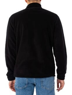 Calvin Klein Jeans Fleece Blocking Zip Jacket- Black -Standout Fashion Shop 45829c