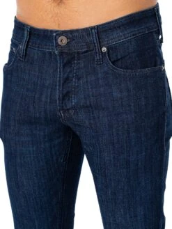 Jack & Jones Glenn Original Slim Jeans - Blue Denim -Standout Fashion Shop 45919e