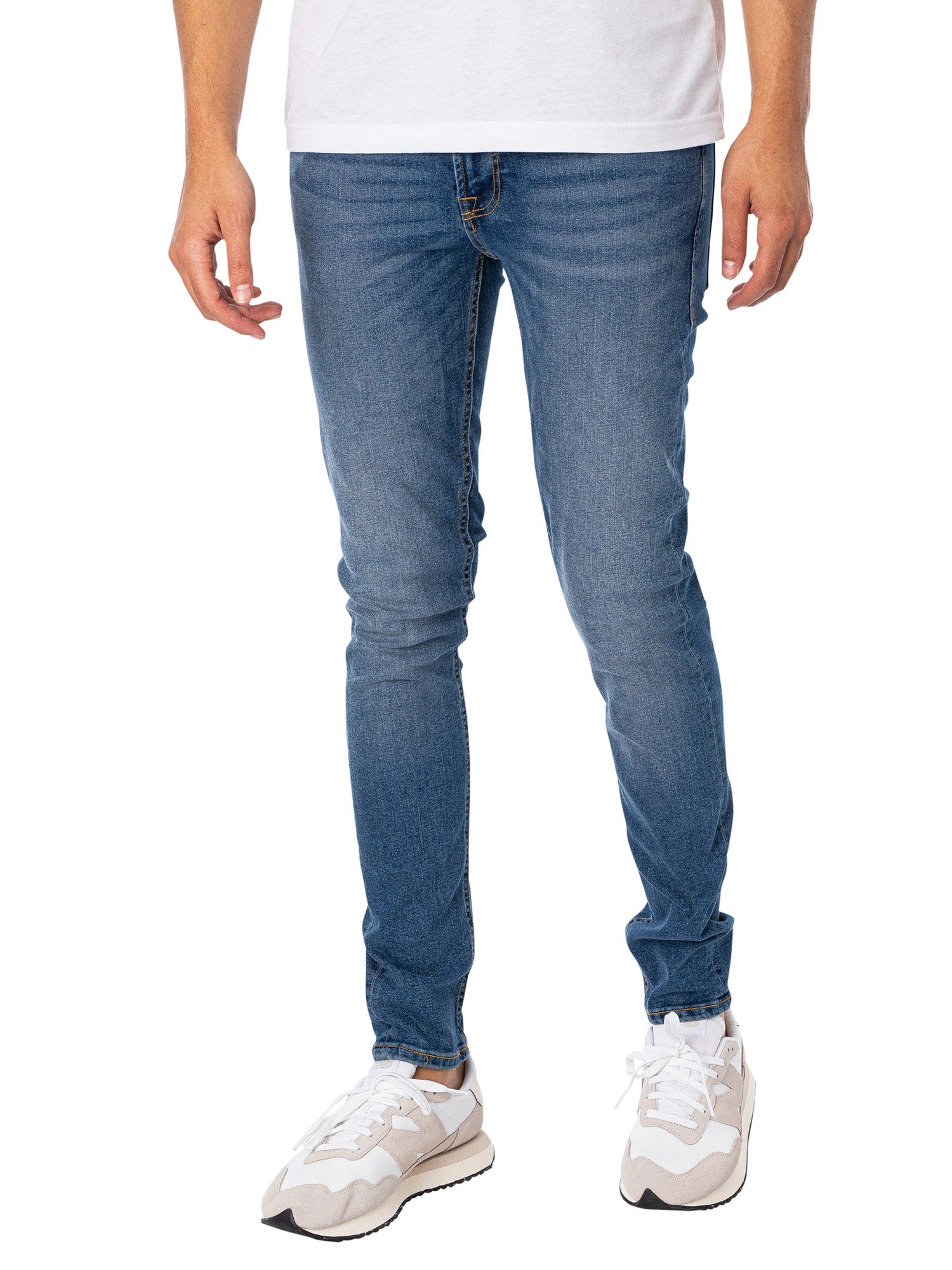 Jack & Jones Liam Original 031 Skinny Jeans - Blue Denim 1 Jack & Jones Liam Original 031 Skinny Jeans - Blue Denim
