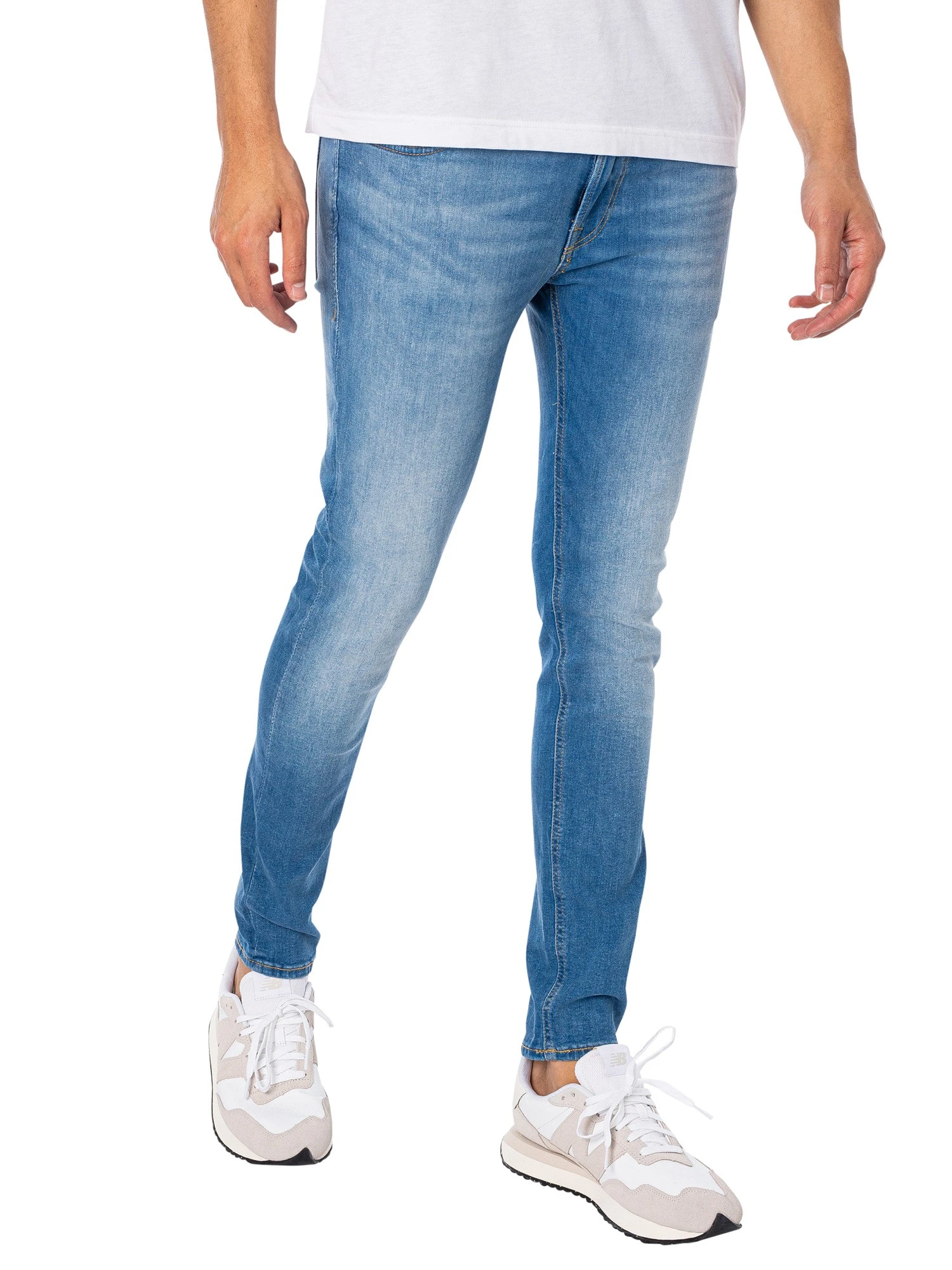 Jack & Jones Liam Original 314 Skinny Jeans - Blue Denim 1 Jack & Jones Liam Original 314 Skinny Jeans - Blue Denim