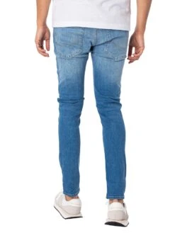 Jack & Jones Liam Original 314 Skinny Jeans - Blue Denim 7 Jack & Jones Liam Original 314 Skinny Jeans - Blue Denim -Standout Fashion Shop 45924c