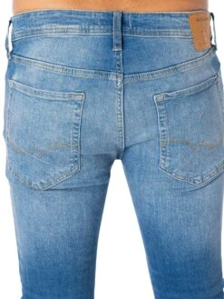 Jack & Jones Liam Original 314 Skinny Jeans - Blue Denim 8 Jack & Jones Liam Original 314 Skinny Jeans - Blue Denim -Standout Fashion Shop 45924d