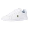 Lacoste Carnaby Pro BL23 1 SMA Leather Trainers - White/White