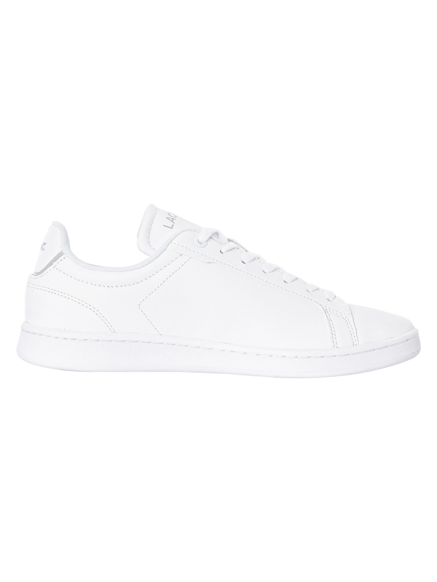 Lacoste Carnaby Pro BL23 1 SMA Leather Trainers - White/White 3 Lacoste Carnaby Pro BL23 1 SMA Leather Trainers - White/White - Image 3