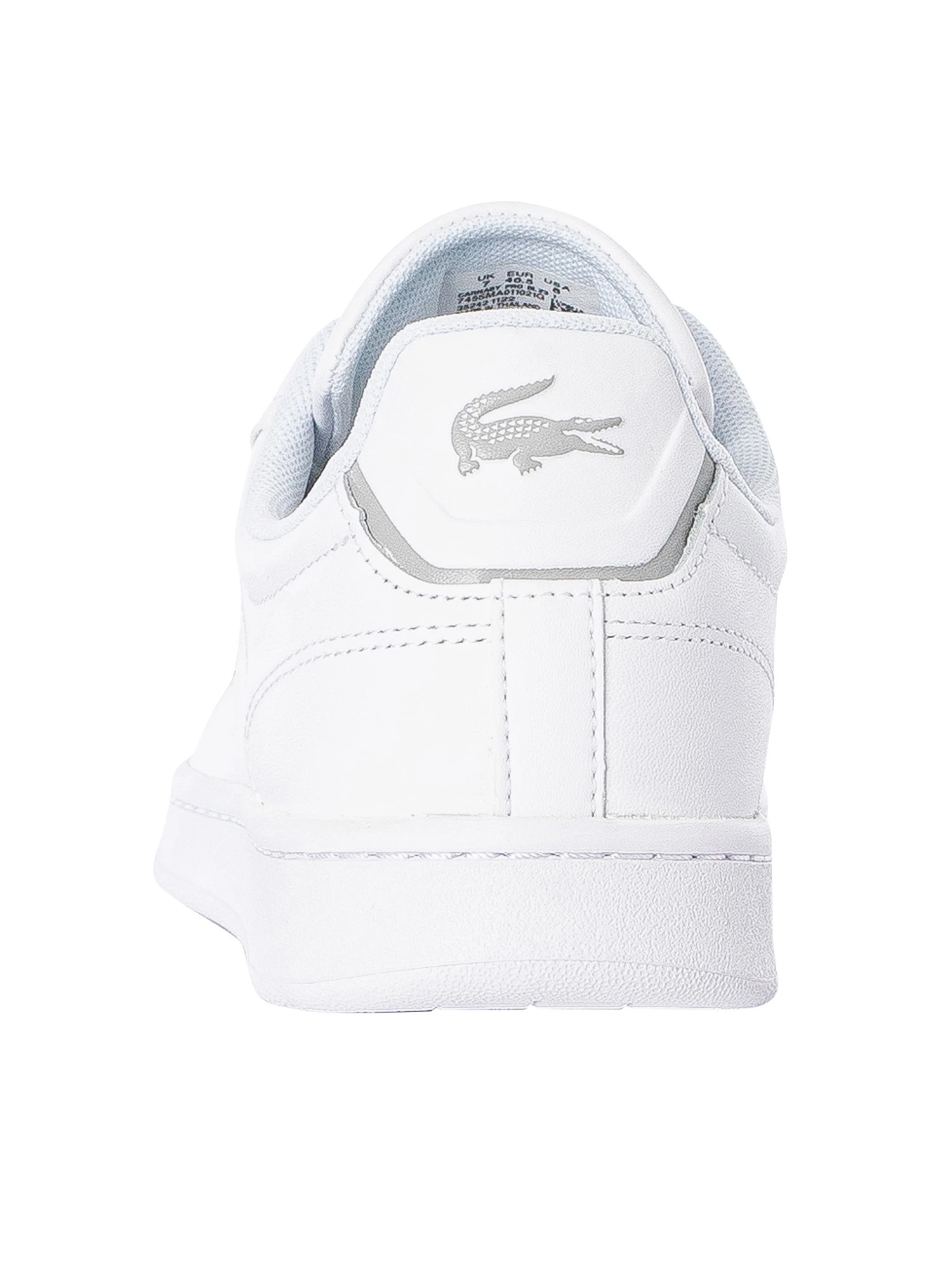 Lacoste Carnaby Pro BL23 1 SMA Leather Trainers - White/White 5 Lacoste Carnaby Pro BL23 1 SMA Leather Trainers - White/White - Image 5
