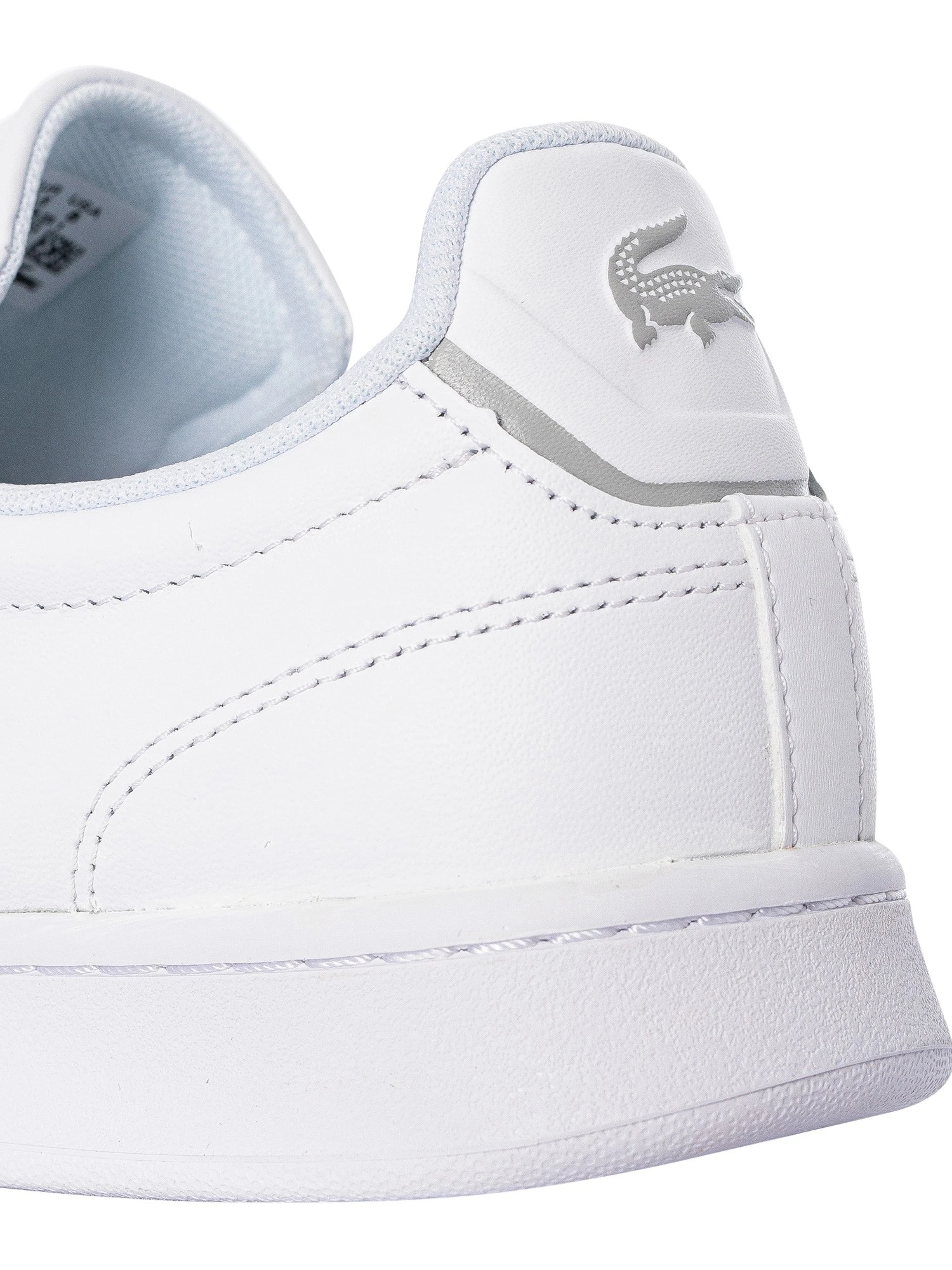 Lacoste Carnaby Pro BL23 1 SMA Leather Trainers - White/White 9 Lacoste Carnaby Pro BL23 1 SMA Leather Trainers - White/White - Image 9