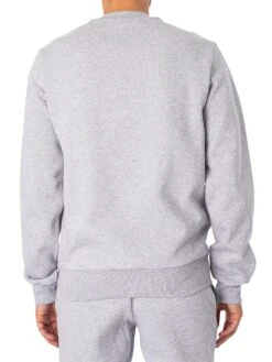 Lacoste Organic Brushed Cotton Sweatshirt - Grey -Standout Fashion Shop 45949c