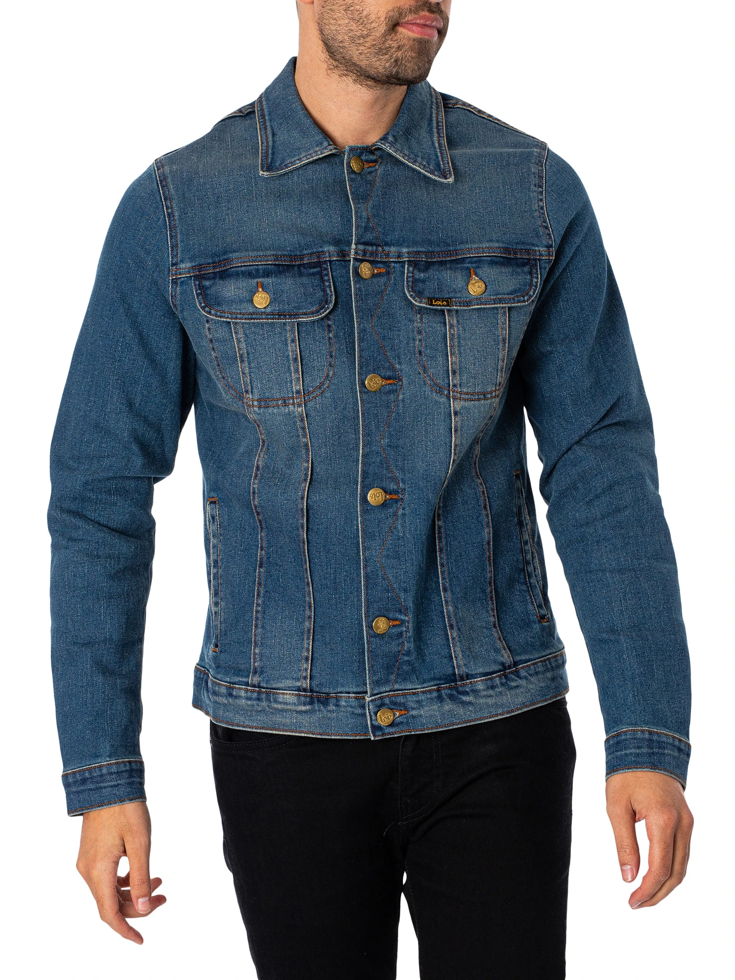 Lois Jeans Tejana Denim Jacket - New Nolan Stone 2 Lois Jeans Tejana Denim Jacket - New Nolan Stone - Image 2