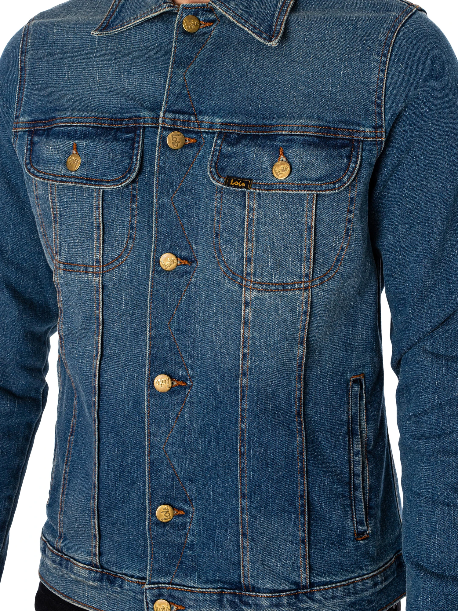 Lois Jeans Tejana Denim Jacket - New Nolan Stone 4 Lois Jeans Tejana Denim Jacket - New Nolan Stone - Image 4