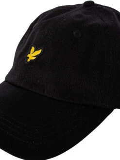Lyle & Scott Baseball Cap - True Black -Standout Fashion Shop 45976f