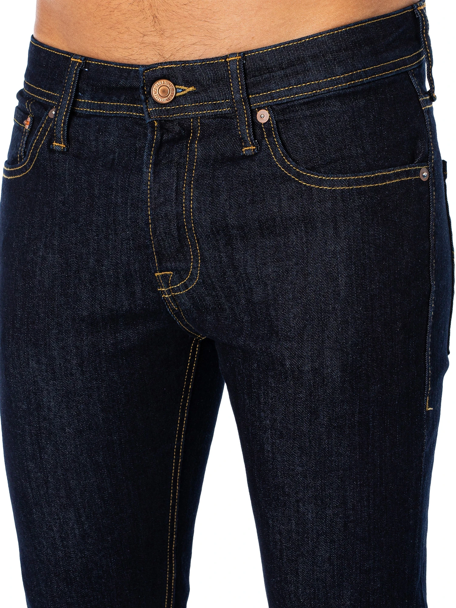 Jack & Jones Glenn Original 821 Slim Jeans - Blue Denim 5 Jack & Jones Glenn Original 821 Slim Jeans - Blue Denim - Image 5