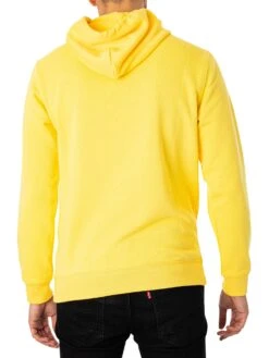 Champion Comfort Small Logo Pullover Hoodie - Yellow -Standout Fashion Shop 46142c