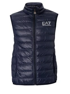 EA7 Woven Down Gilet - Night Blue -Standout Fashion Shop 46159f 1