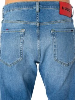 HUGO 340 Loose Tapered Fit Jeans - Turquoise -Standout Fashion Shop 46177d