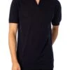 John Smedley Noah Skipper Collar Polo Shirt - Navy