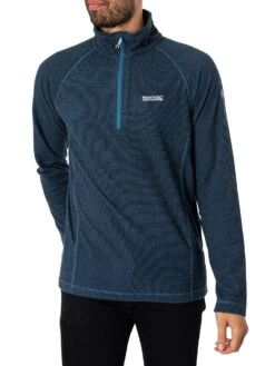 Regatta Montes 1/4 Zip Sweatshirt - Stellar/Black