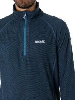 Regatta Montes 1/4 Zip Sweatshirt - Stellar/Black -Standout Fashion Shop 46228d