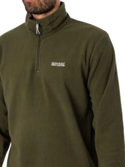 Regatta Thompson Fleece Sweatshirt - Dark Khaki -Standout Fashion Shop 46229d