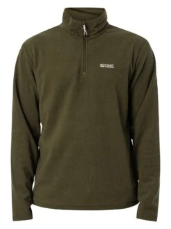 Regatta Thompson Fleece Sweatshirt - Dark Khaki -Standout Fashion Shop 46229e
