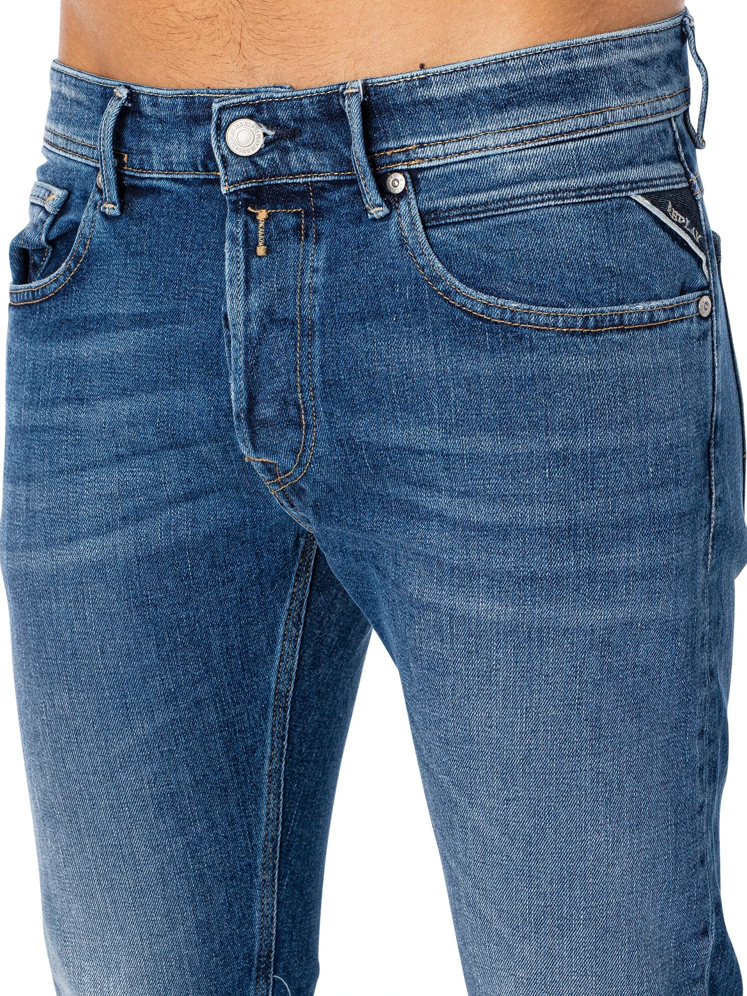 Replay Willbi Regular Slim Jeans - Indigo 5 Replay Willbi Regular Slim Jeans - Indigo - Image 5