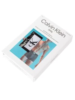 Calvin Klein 1996 Trunks - Warped Logo Print Black -Standout Fashion Shop 46294e