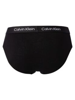 Calvin Klein 3 Pack 1996 Hip Briefs - Black/Black/Black -Standout Fashion Shop 46295d