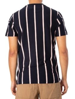 Farah Peralta Vertical T-Shirt - True Navy -Standout Fashion Shop 46419c