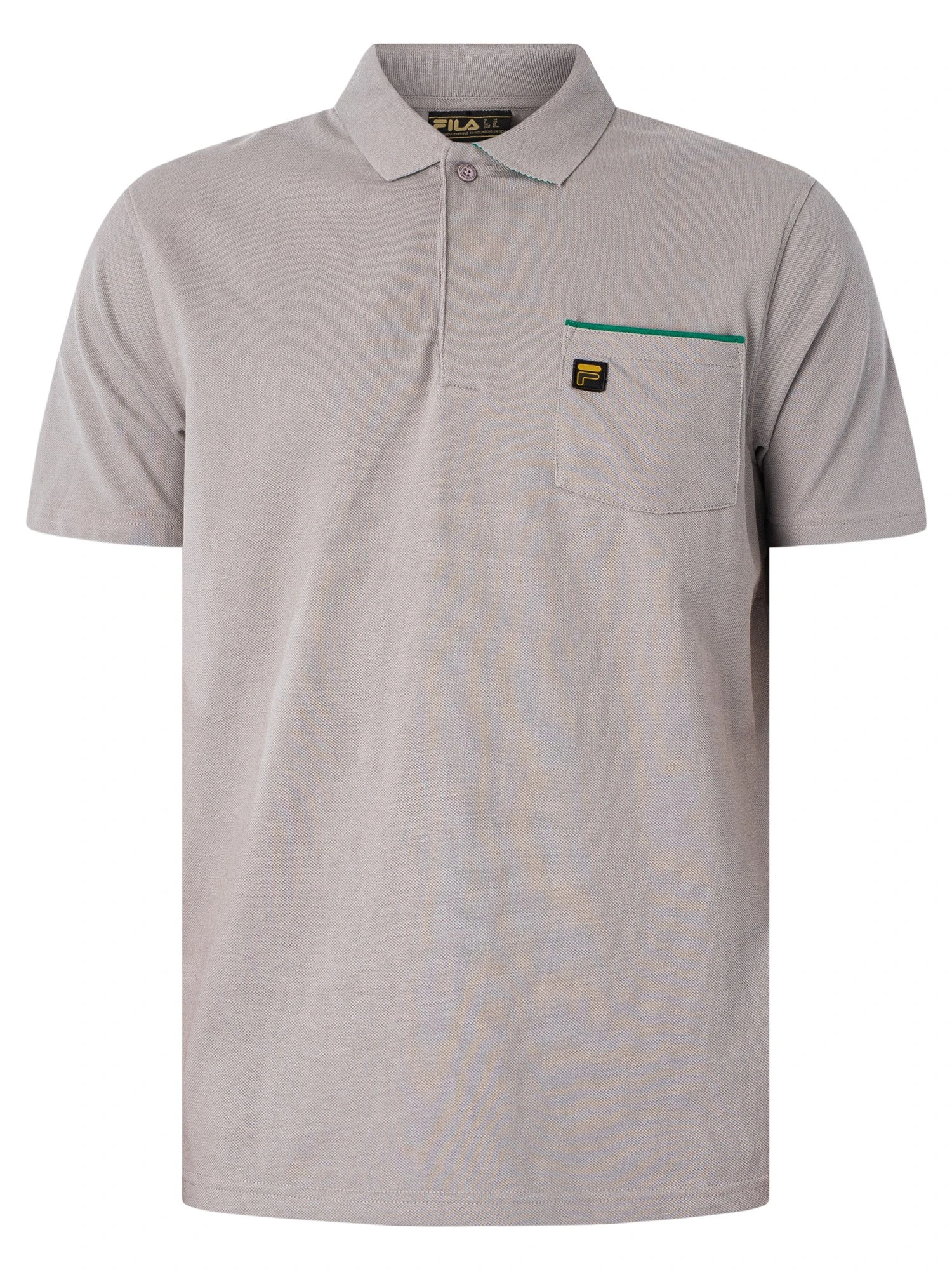 Fila Gold Bruni Pocket Polo Shirt - Base Alloy/Marine Green 5 Fila Gold Bruni Pocket Polo Shirt - Base Alloy/Marine Green - Image 5