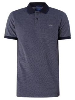 GANT Oxford Pique Polo Shirt - Persian Blue -Standout Fashion Shop 46451e