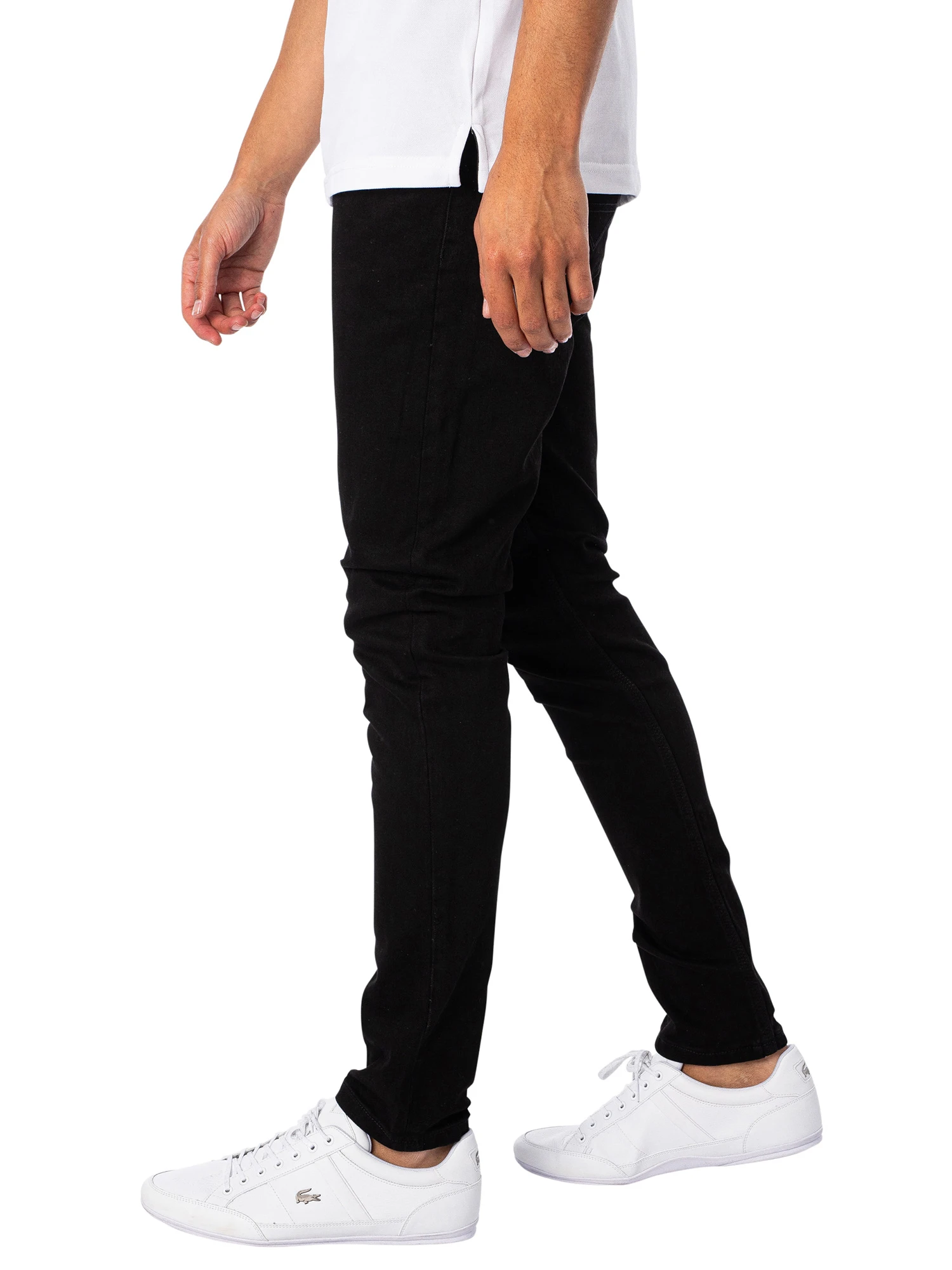 Luke 1977 Vac Slim Tapered Jeans - Black 2 Luke 1977 Vac Slim Tapered Jeans - Black - Image 2