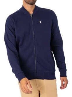 Luke 1977 Strike A Cord Bomber Jacket - Dark Navy