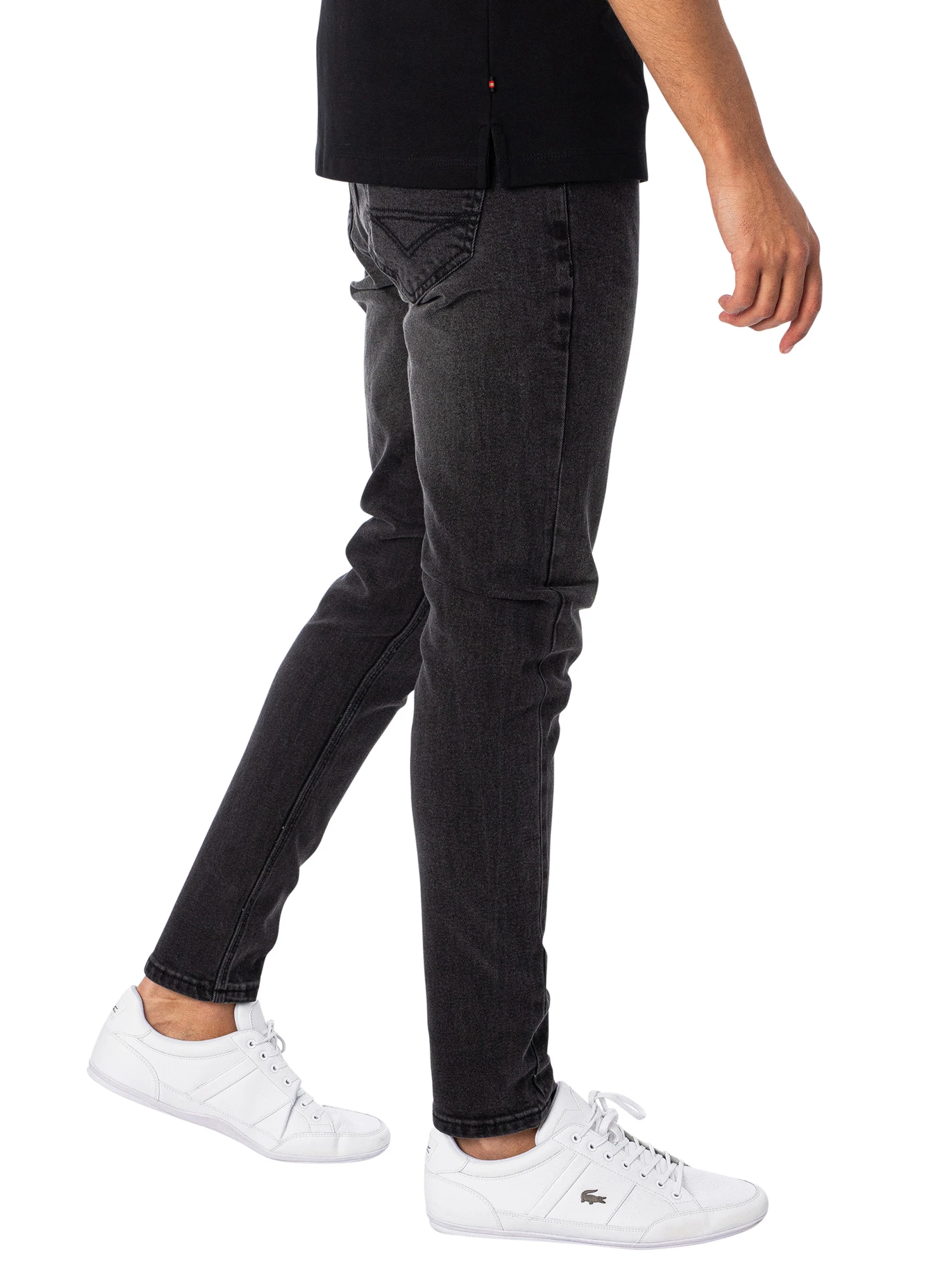 Luke 1977 Vac Slim Tapered Jeans - Black Midnight 2 Luke 1977 Vac Slim Tapered Jeans - Black Midnight - Image 2