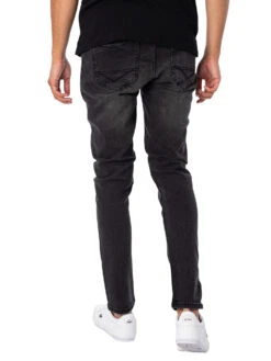 Luke 1977 Vac Slim Tapered Jeans - Black Midnight 7 Luke 1977 Vac Slim Tapered Jeans - Black Midnight -Standout Fashion Shop 46491c