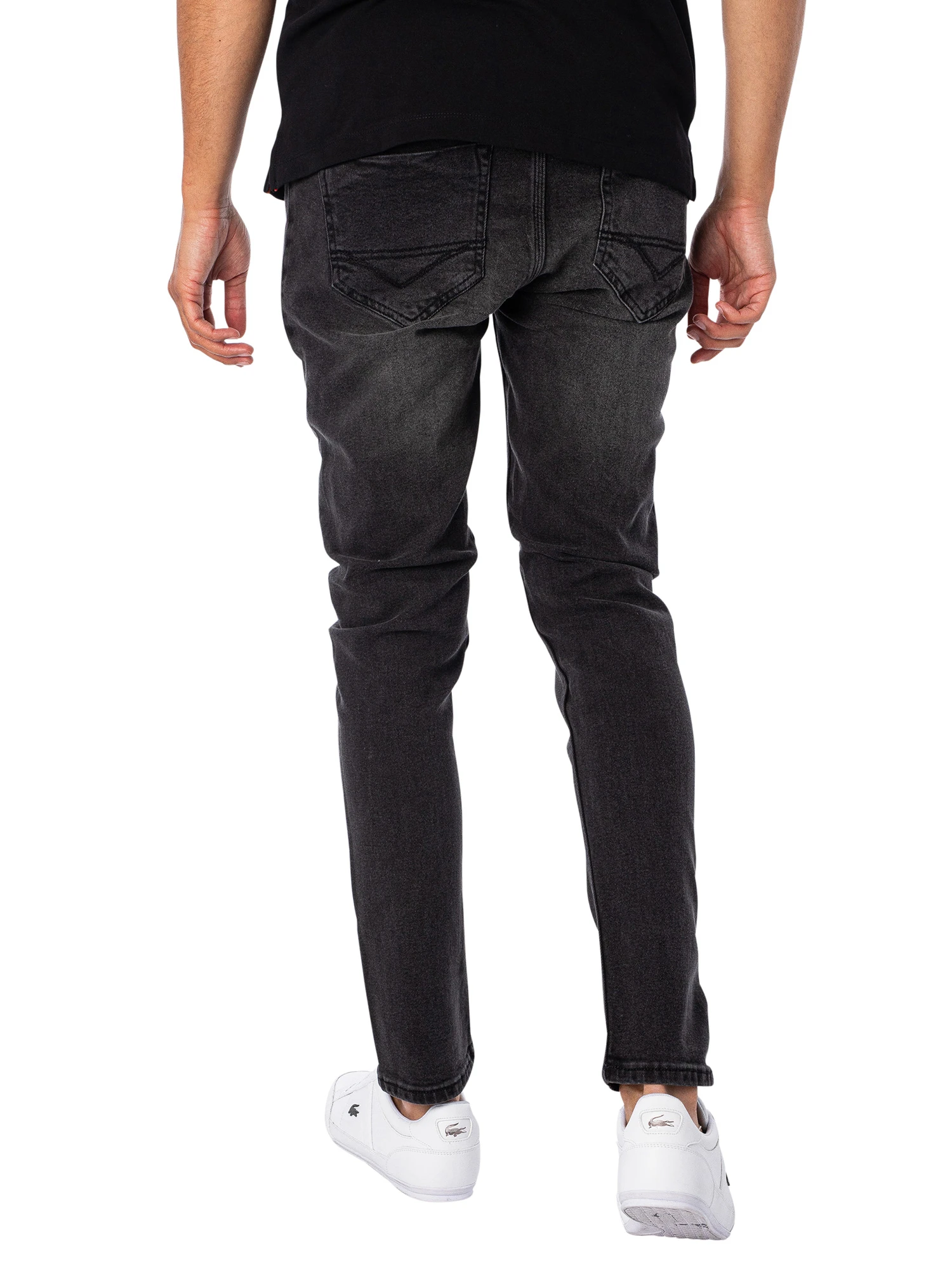 Luke 1977 Vac Slim Tapered Jeans - Black Midnight 3 Luke 1977 Vac Slim Tapered Jeans - Black Midnight - Image 3