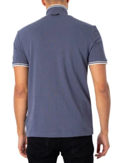 Napapijri Logo Polo Shirt - Blue -Standout Fashion Shop 46525c