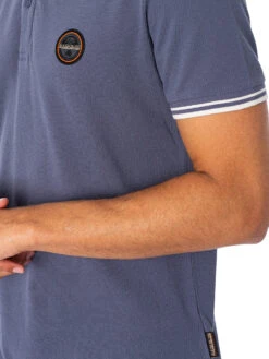 Napapijri Logo Polo Shirt - Blue -Standout Fashion Shop 46525d