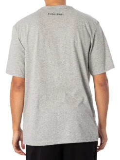 Calvin Klein Box Logo Lounge T-Shirt - Grey Heather 7 Calvin Klein Box Logo Lounge T-Shirt - Grey Heather -Standout Fashion Shop 46556c