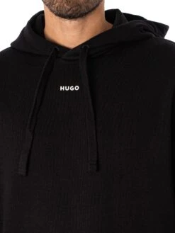 HUGO Dapo Dayote Hooded Tracksuit - Black -Standout Fashion Shop 46573j