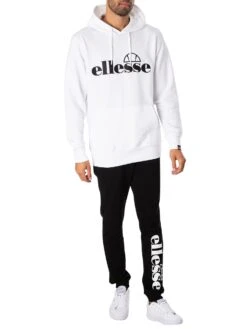 Ellesse Oodia Pullover Hoodie - White -Standout Fashion Shop 46620e